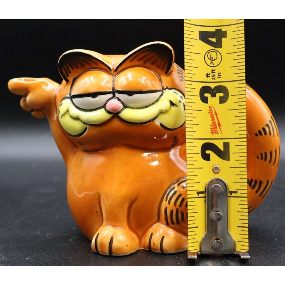 Vintage 1981 Enesco Garfield I Love Moo Juice Ceramic Creamer - Picture 8 of 9